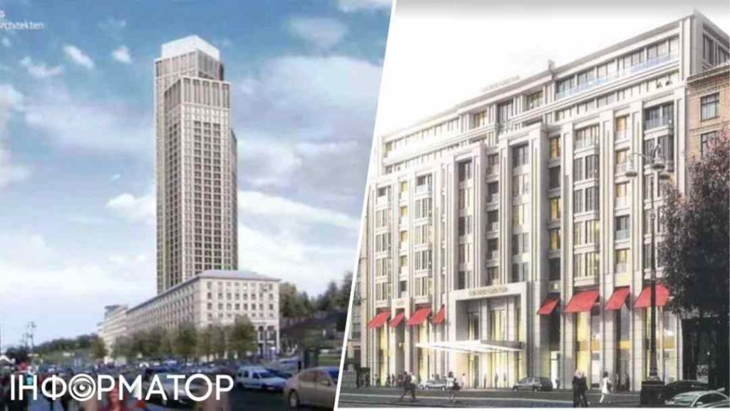 Обидва варіанти свого часу пропонувалися власником земельної ділянки Київраді: перший - велетень на 35 поверхів, другий - споруди більш поміркованих розмірів