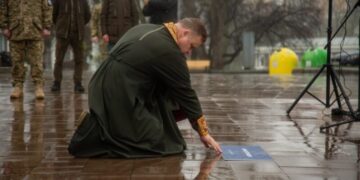 У Києві відкрили пам’ятний знак на честь радіотехнічних військ Повітряних Сил ЗСУ