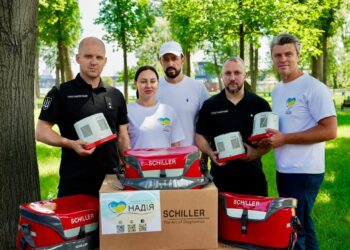 10 апаратів Easy Pulse Schiller для фронту: БФ «Надія» та Schiller AG посилюють медичні підрозділи